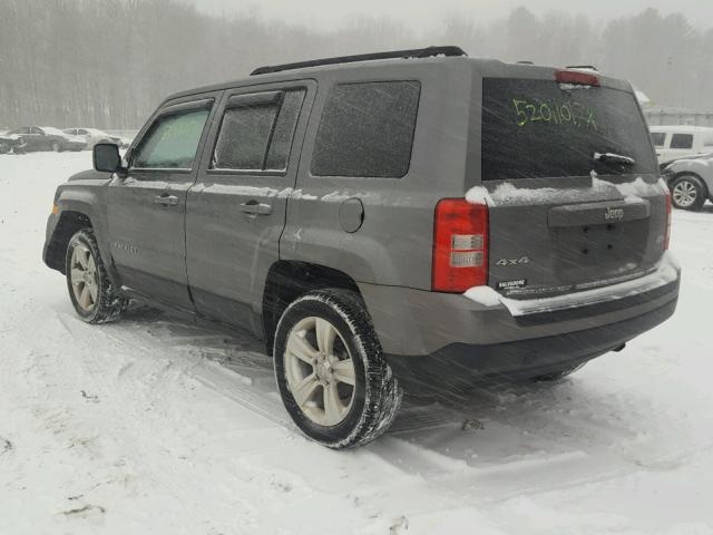 1C4NJRFB8DD145950 - 2013 JEEP PATRIOT LA GRAY photo 3