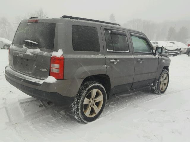 1C4NJRFB8DD145950 - 2013 JEEP PATRIOT LA GRAY photo 4