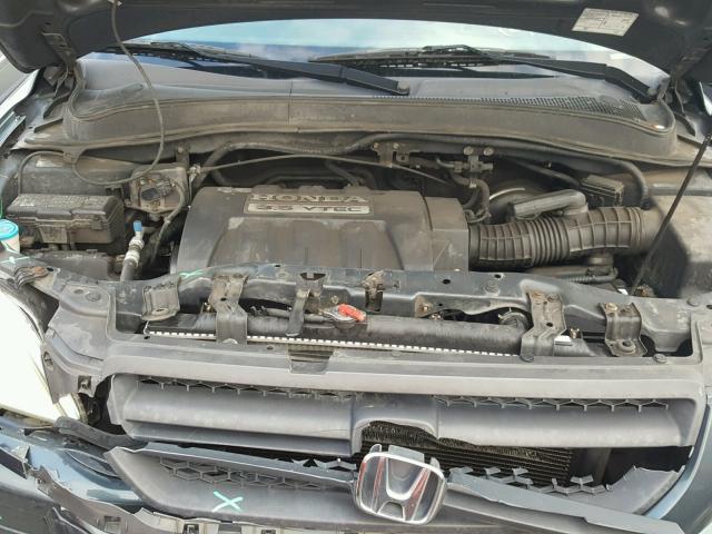 2HKYF18485H531553 - 2005 HONDA PILOT EX BLUE photo 7