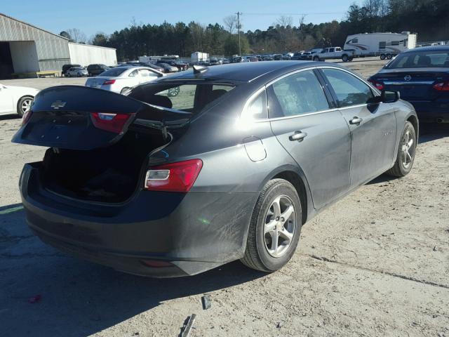 1G1ZB5ST6HF156762 - 2017 CHEVROLET MALIBU LS GRAY photo 4