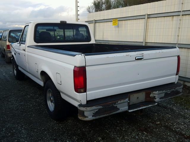 2FTEF15Y9NCA55636 - 1992 FORD F150 WHITE photo 3