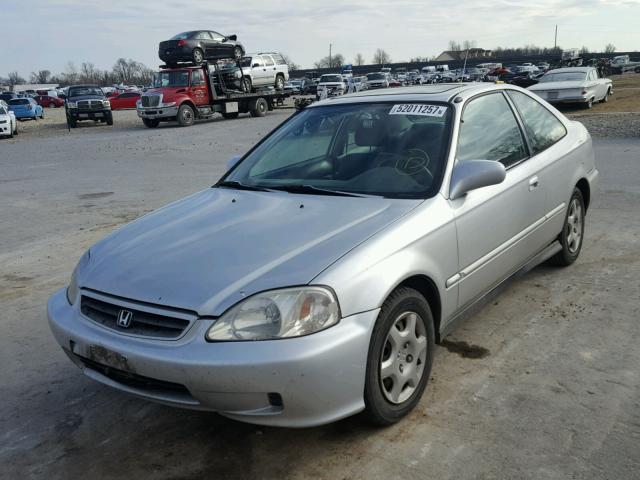 1HGEJ8244XL031053 - 1999 HONDA CIVIC EX SILVER photo 2