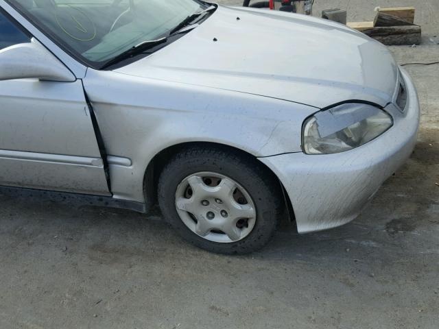 1HGEJ8244XL031053 - 1999 HONDA CIVIC EX ვერცხლისფერი ფოტო 9