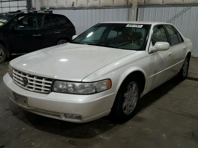 1G6KY54911U252943 - 2001 CADILLAC SEVILLE ST WHITE photo 2