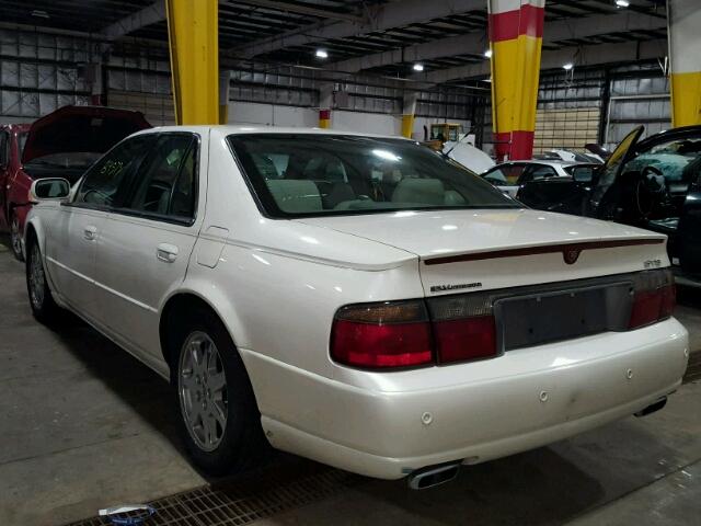 1G6KY54911U252943 - 2001 CADILLAC SEVILLE ST WHITE photo 3