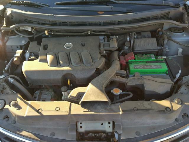 3N1BC1AP1AL456954 - 2010 NISSAN VERSA S GRAY photo 7