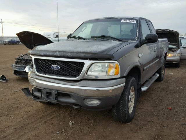 1FTRX18L53NB79117 - 2003 FORD F150 BLACK photo 2