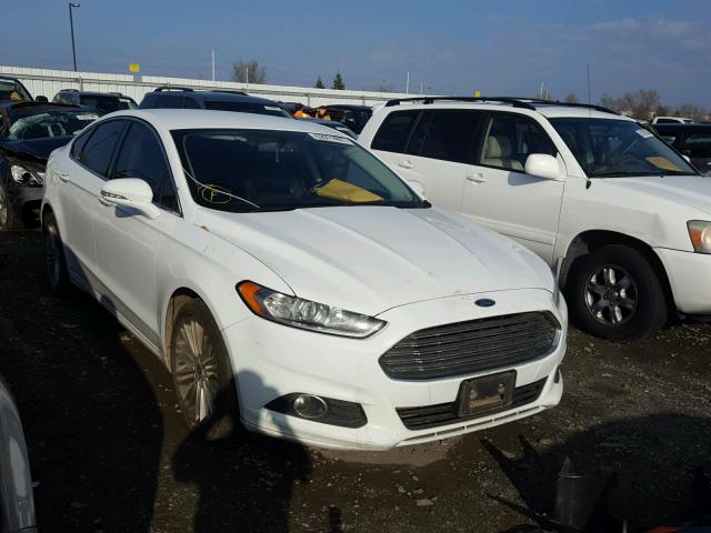 3FA6P0H92DR235746 - 2013 FORD FUSION SE WHITE photo 1