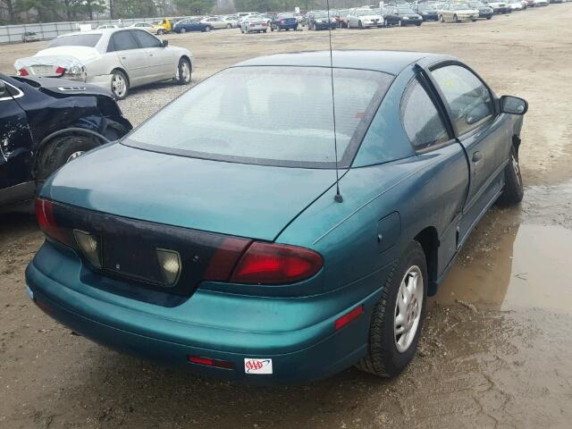 1G2JB124XT7550133 - 1996 PONTIAC SUNFIRE SE GREEN photo 4