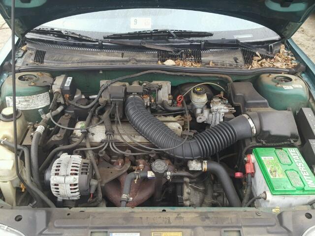 1G2JB124XT7550133 - 1996 PONTIAC SUNFIRE SE GREEN photo 7