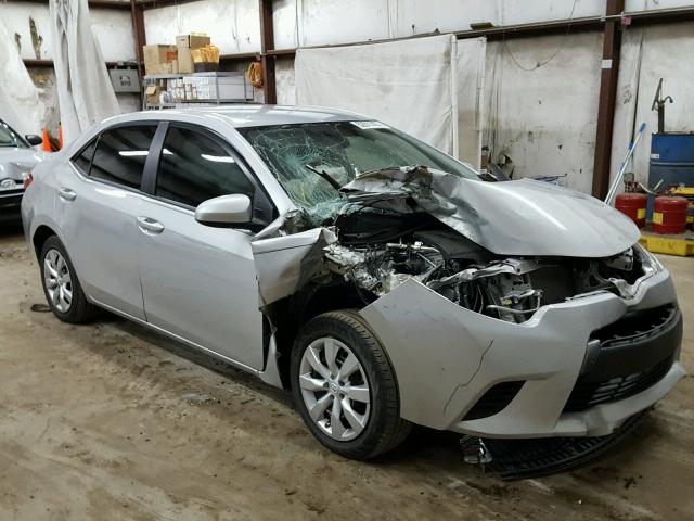 5YFBURHEXEP033313 - 2014 TOYOTA COROLLA L SILVER photo 1