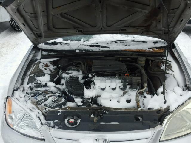 2HGES16533H590883 - 2003 HONDA CIVIC LX SILVER photo 7