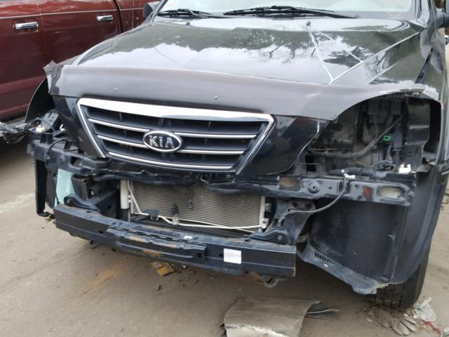 KNDJD736X75676471 - 2007 KIA SORENTO EX BLACK photo 9