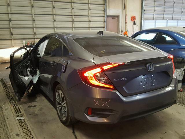 19XFC1F36HE021608 - 2017 HONDA CIVIC EX ნაცრისფერი ფოტო 3