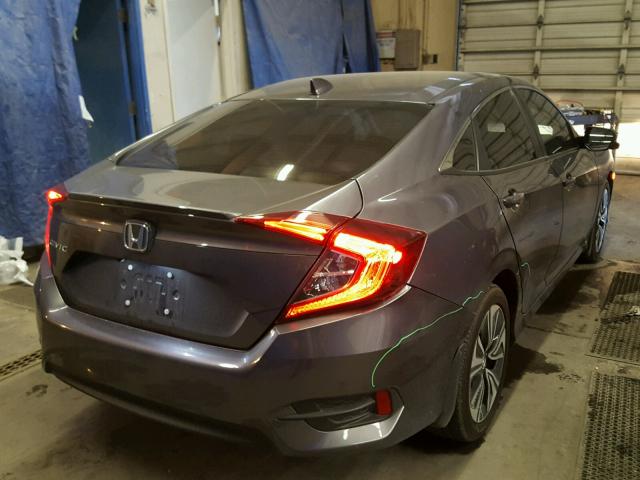 19XFC1F36HE021608 - 2017 HONDA CIVIC EX GRAY photo 4