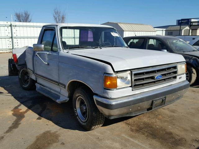 1FTDF15Y5LNB44543 - 1990 FORD F150 GRAY photo 1