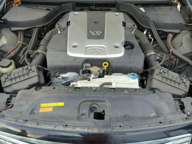 JNKBV61E38M219965 - 2008 INFINITI G35 BLACK photo 7