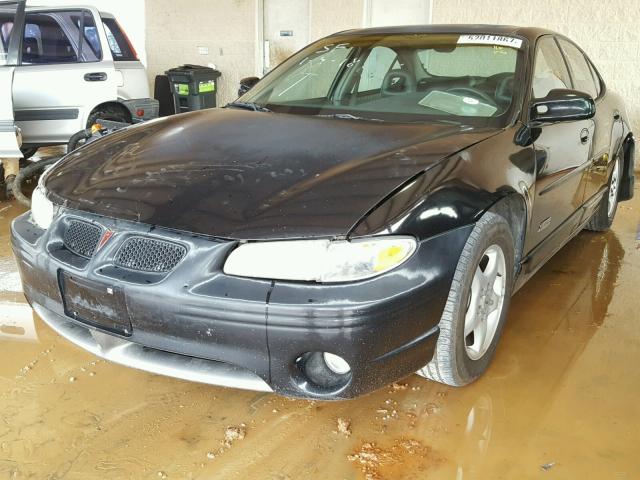 1G2WR5219YF134862 - 2000 PONTIAC GRAND PRIX BLACK photo 2