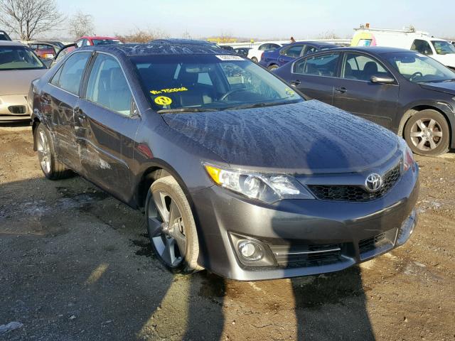 4T1BF1FK7EU750268 - 2014 TOYOTA CAMRY L GRAY photo 1