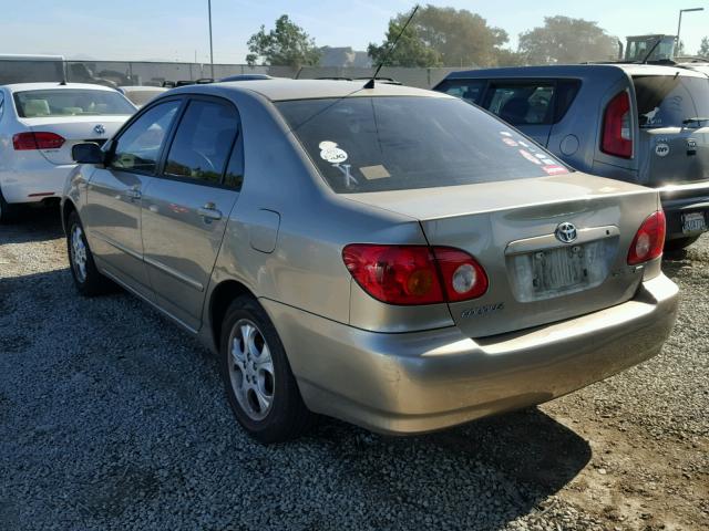 1NXBR32EX4Z245679 - 2004 TOYOTA COROLLA CE GOLD photo 3