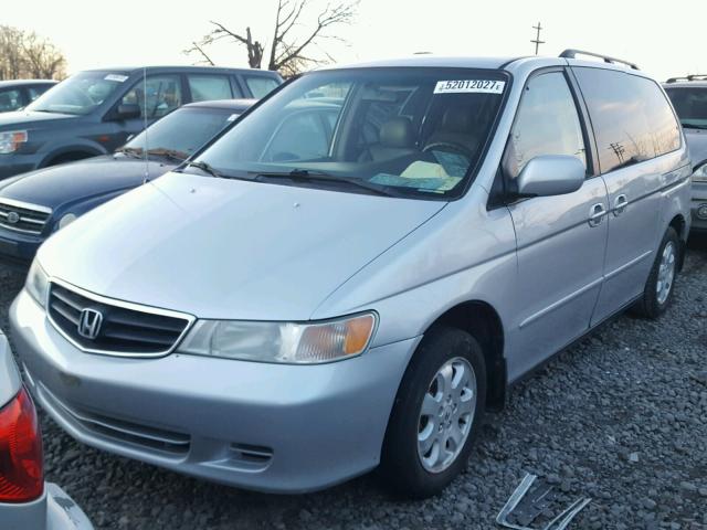 5FNRL18082B040064 - 2002 HONDA ODYSSEY EX SILVER photo 2