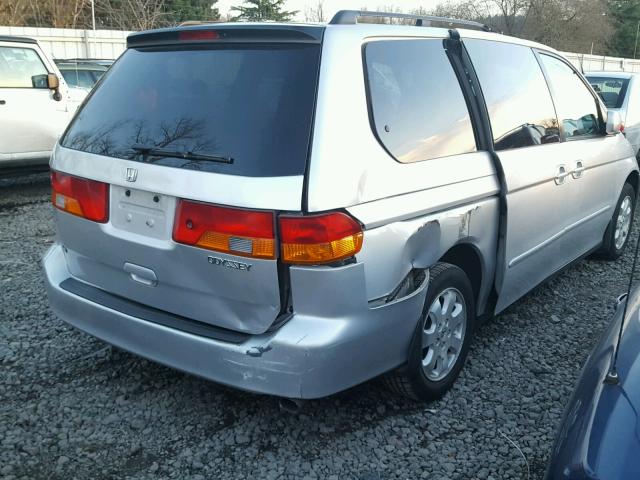 5FNRL18082B040064 - 2002 HONDA ODYSSEY EX SILVER photo 4