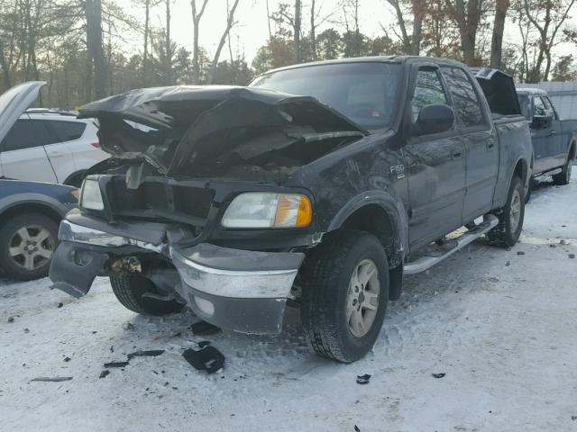 1FTRW08L03KB82635 - 2003 FORD F150 SUPER BLACK photo 2