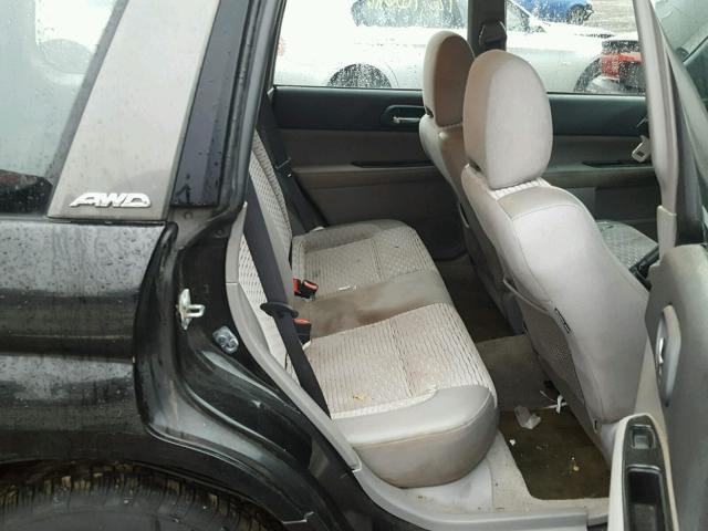 JF1SG65613H729074 - 2003 SUBARU FORESTER 2 BLACK photo 6