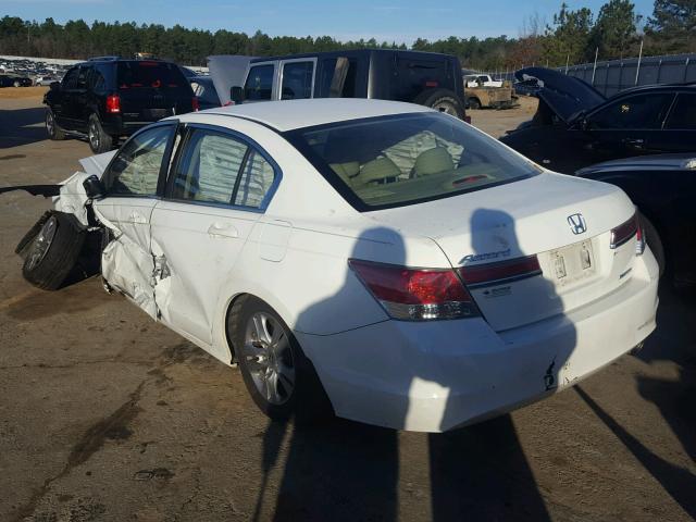 1HGCP2F68CA084908 - 2012 HONDA ACCORD SE WHITE photo 3