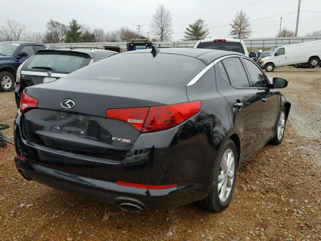 5XXGN4A70DG255657 - 2013 KIA OPTIMA EX BLACK photo 4