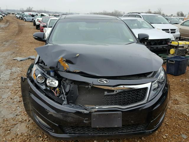 5XXGN4A70DG255657 - 2013 KIA OPTIMA EX BLACK photo 9