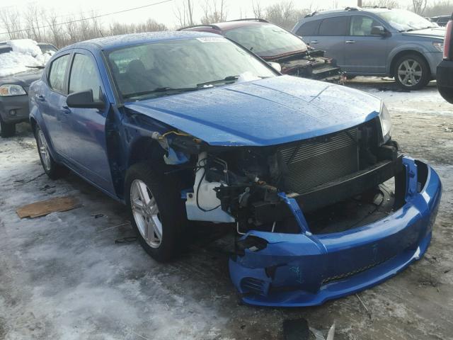 1B3LC56K08N158994 - 2008 DODGE AVENGER SX BLUE photo 1