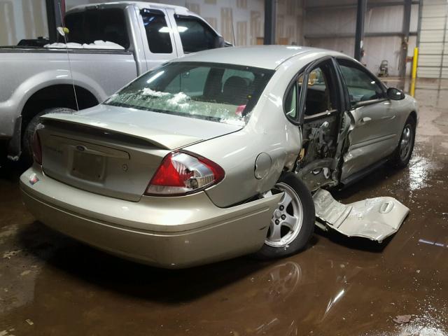 1FAFP53244G153192 - 2004 FORD TAURUS SE TAN photo 4