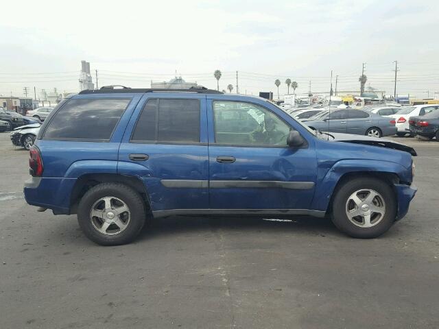 1GNDT13S052188145 - 2005 CHEVROLET TRAILBLAZE BLUE photo 10