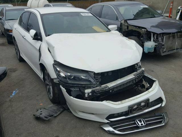 1HGCR2F51EA260444 - 2014 HONDA ACCORD SPO WHITE photo 1