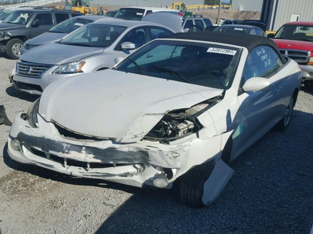 4T1FA38P95U044892 - 2005 TOYOTA CAMRY SOLA WHITE photo 2