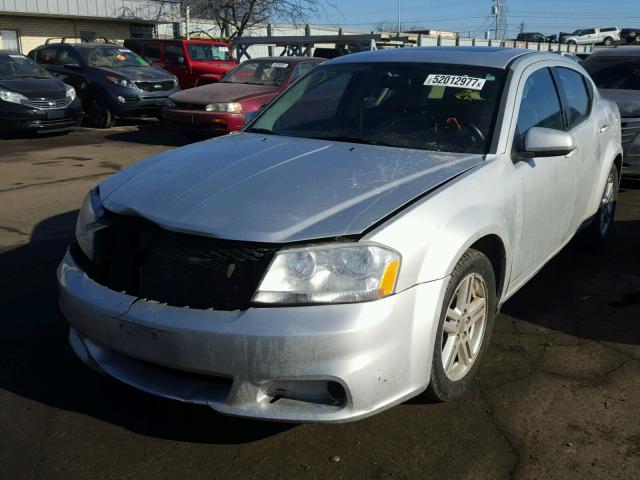 1B3BD1FB8BN501446 - 2011 DODGE AVENGER MA SILVER photo 2