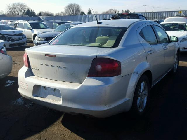 1B3BD1FB8BN501446 - 2011 DODGE AVENGER MA SILVER photo 4