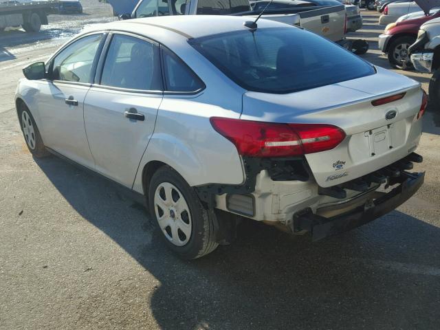 1FADP3E25FL321652 - 2015 FORD FOCUS S SILVER photo 3