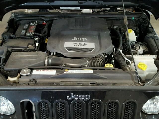 1C4AJWAG1CL178860 - 2012 JEEP WRANGLER S BLACK photo 7