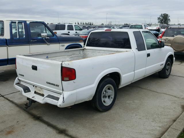 1GCCS19X4VK245814 - 1997 CHEVROLET S TRUCK S1 WHITE photo 4