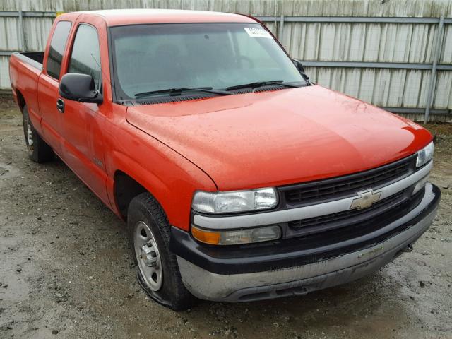 2GCEK19V511333496 - 2001 CHEVROLET SILVERADO RED photo 1