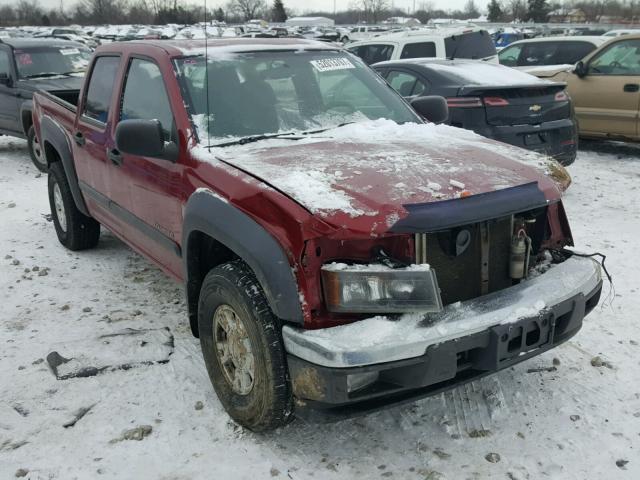 1GCDS136448190586 - 2004 CHEVROLET COLORADO BURGUNDY photo 1