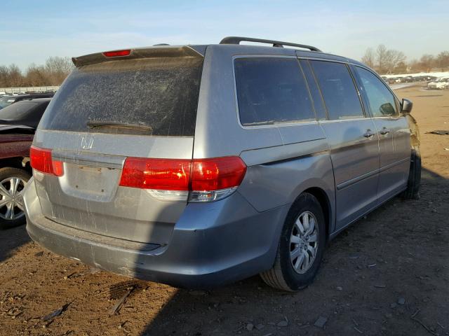 5FNRL38658B044324 - 2008 HONDA ODYSSEY EX BLUE photo 4