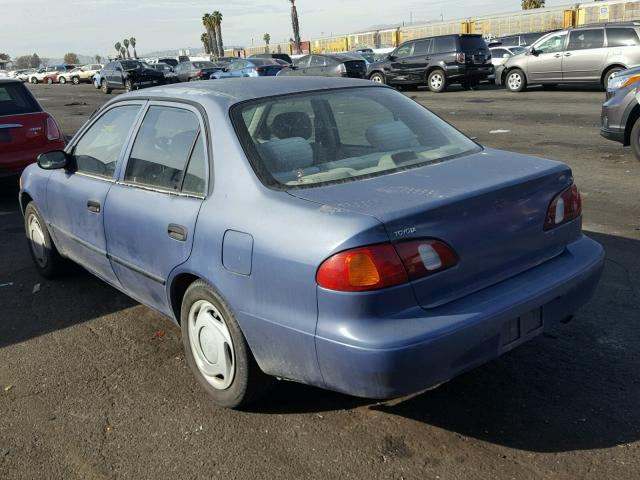 1NXBR12EXXZ212657 - 1999 TOYOTA COROLLA VE BLUE photo 3