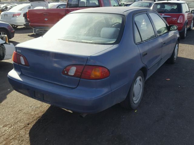 1NXBR12EXXZ212657 - 1999 TOYOTA COROLLA VE BLUE photo 4