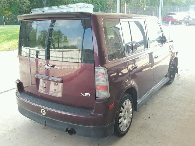 JTLKT324050179055 - 2005 TOYOTA SCION XB 紫色 照片 4