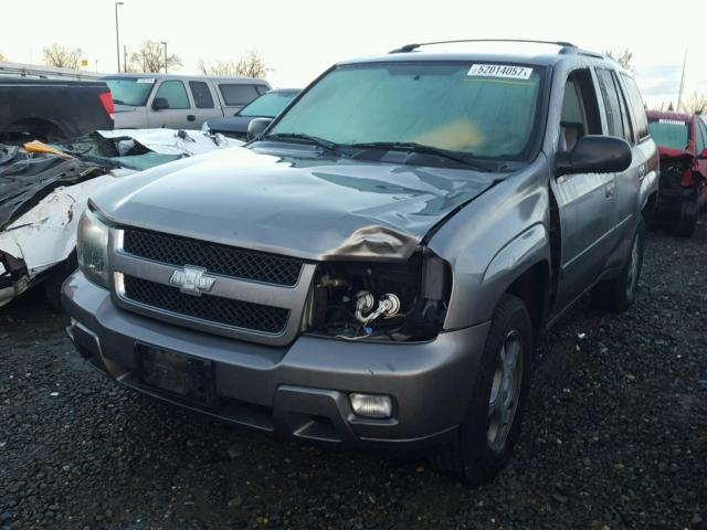 1GNDS33S792109767 - 2009 CHEVROLET TRAILBLAZE GRAY photo 2