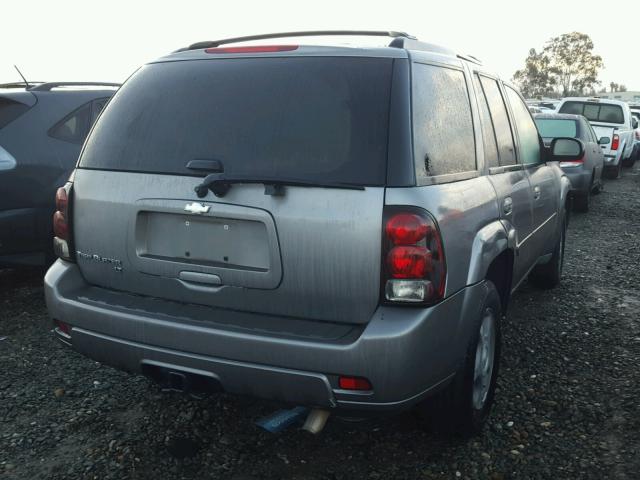 1GNDS33S792109767 - 2009 CHEVROLET TRAILBLAZE GRAY photo 4