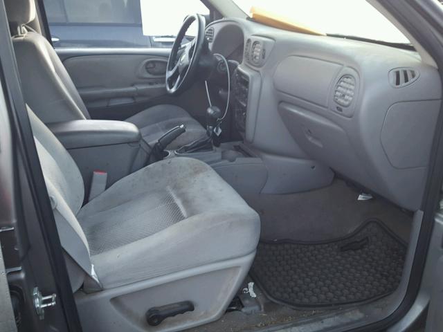 1GNDS33S792109767 - 2009 CHEVROLET TRAILBLAZE GRAY photo 5